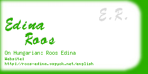 edina roos business card